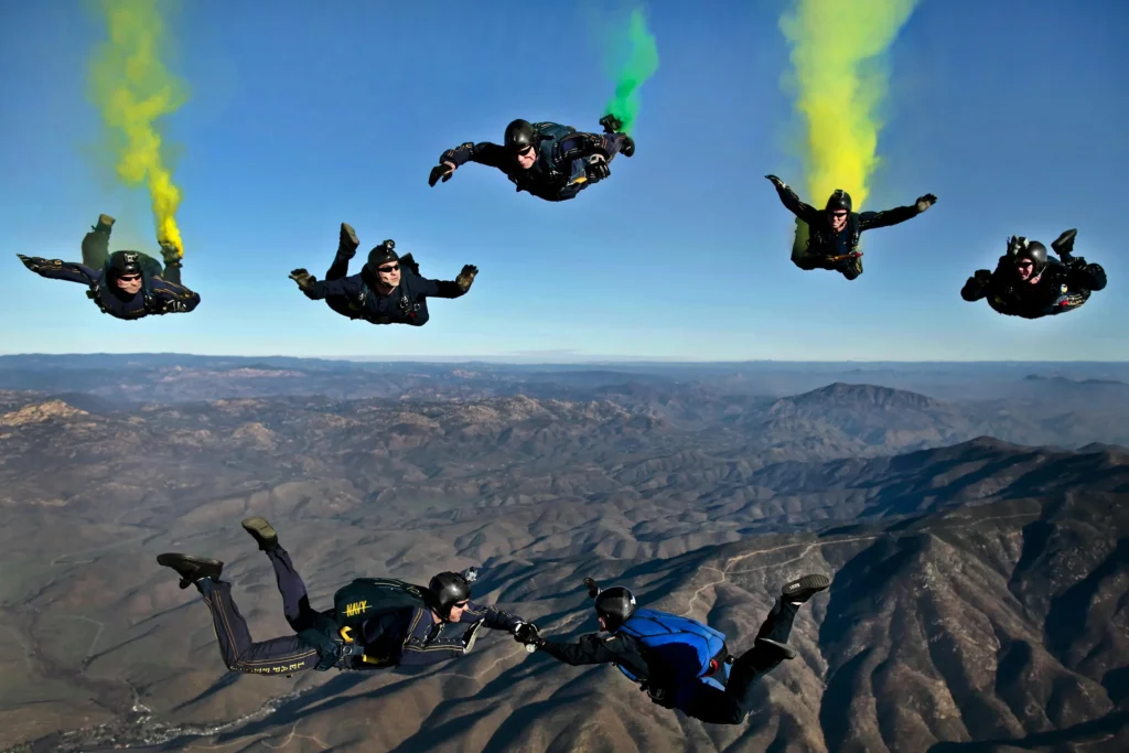 Idées cadeaux de noel saut en parachute